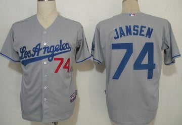 Jansen Los Angeles Dodgers gray jersey