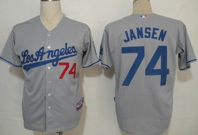 Jansen Los Angeles Dodgers gray jersey