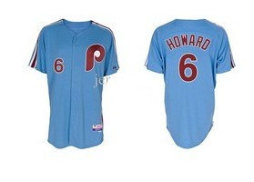 Howard Philadelphia Phillies blue jersey
