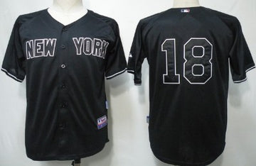 Hiroki Kuroda New York Yankees black jersey