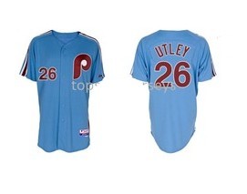 Utley Philadelphia Phillies blue jersey