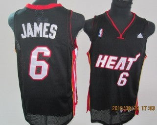 LeBron James Miami Heat black jersey