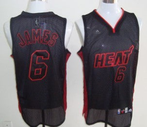 LeBron James All Miami Heat black jersey