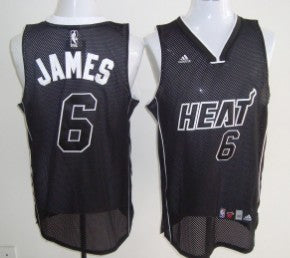 LeBron James All Miami Heat black jersey