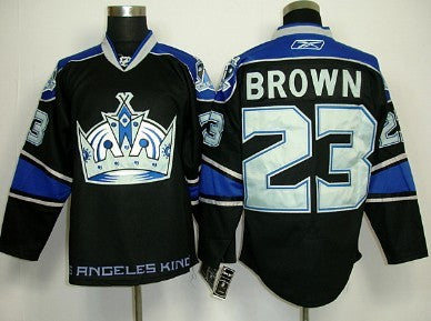 Dustin Brown Los Angeles Kings black Third jersey