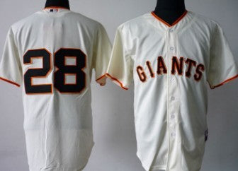 Buster Posey San Francisco Giants cream jersey
