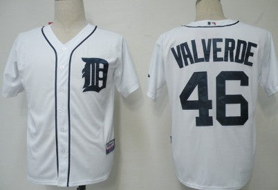Valverde Detroit Tigers white jersey