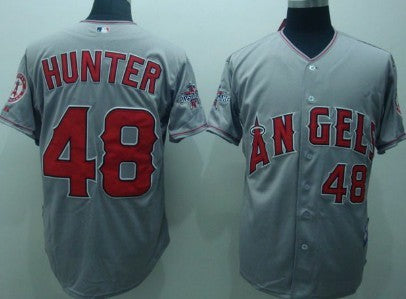 LA Los Angeles Angels grey jersey