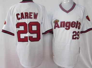LA Los Angeles Angels white Throwback jersey