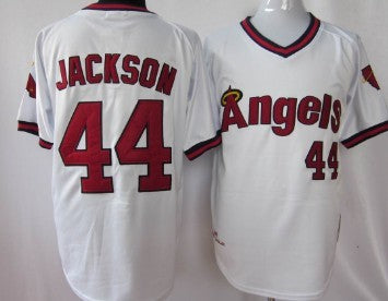 LA Los Angeles Angels white Throwback jersey