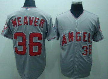LA Los Angeles Angels gray jersey