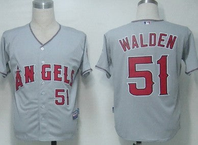 LA Los Angeles Angels gray jersey