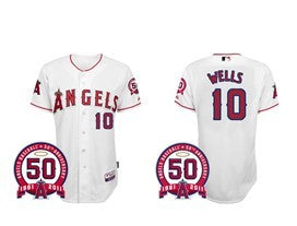 LA Los Angeles Angels white jersey