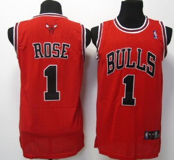 Derrick Rose Chicago Bulls red jersey