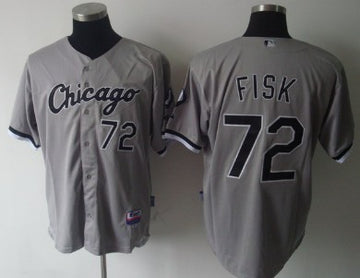 Fisk Chicago White Sox gray jersey