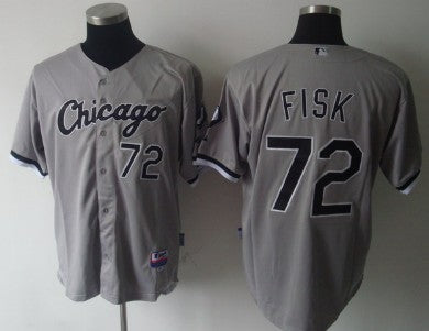 Fisk Chicago White Sox gray jersey
