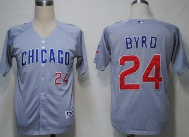 Byrd Chicago Cubs gray jersey