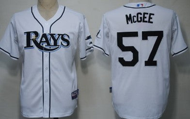 McGee Tampa Bay Rays white jersey
