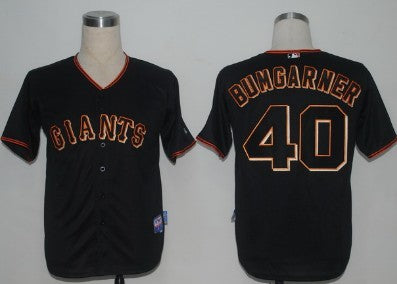 Madison Bumgarner San Francisco Giants black jersey