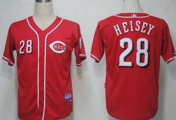 Heisey Cincinnati Reds red jersey