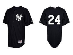 Cano New York Yankees black jersey