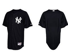 Custom New York Yankees black jersey