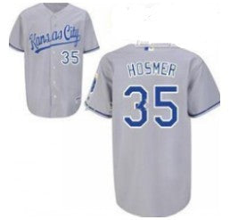 Eric Hosmer Kansas City Royals gray jersey