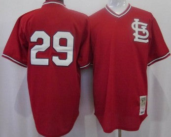 Vince Coleman St. Louis Cardinals red Throwback jersey