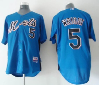 David Wright New York Mets blue jersey