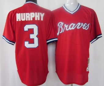 Dale Murphy Atlanta Braves red Throwback jersey