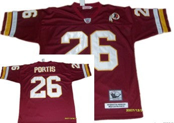 Portis Washington Commanders red Throwback jersey