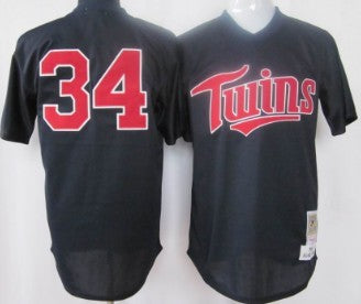 Kirby Puckett Minnesota Twins navy Throwback jersey