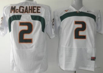McGahee Miami Hurricanes white jersey
