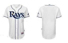 Custom Tampa Bay Rays white jersey