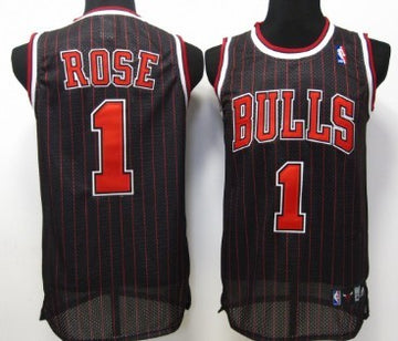 Derrick Rose Chicago Bulls black jersey