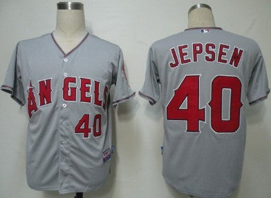LA Los Angeles Angels gray jersey
