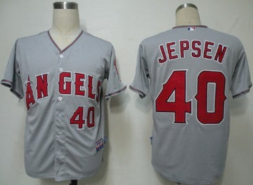LA Los Angeles Angels gray jersey