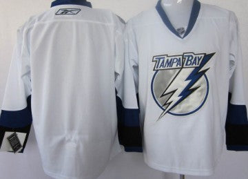 Custom Tampa Bay Lightning white jersey