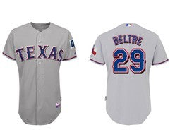 Beltre Texas Rangers gray jersey