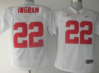 Ingram Alabama Crimson Tide white jersey