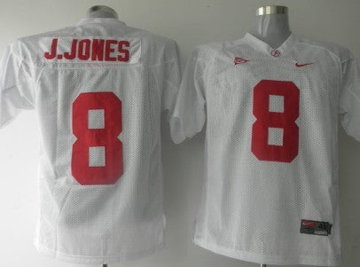 J.Jones Alabama Crimson Tide white jersey