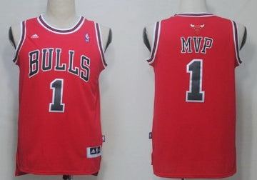 MVP Chicago Bulls red jersey