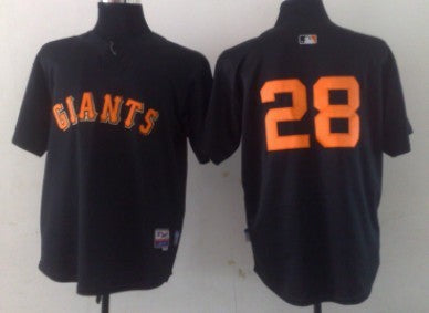Posey San Francisco Giants black jersey