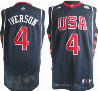 Allen Iverson USA Basketball navy jersey