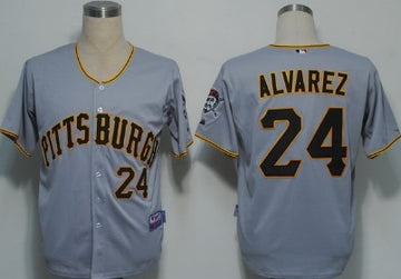 Pedro Alvarez Pittsburgh Pirates gray jersey
