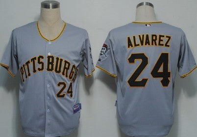 Pedro Alvarez Pittsburgh Pirates gray jersey