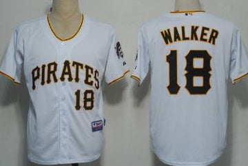 Walker Pittsburgh Pirates white jersey