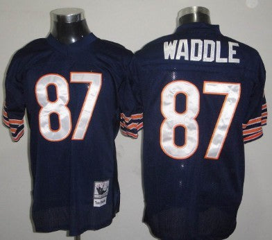 Tom Waddle Chicago Bears blue Throwback jersey