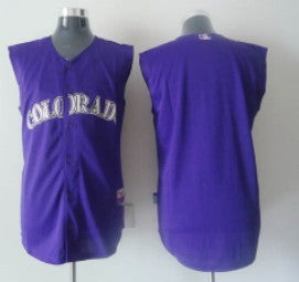 Custom Colorado Rockies purple jersey