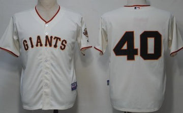 Madison Bumgarner San Francisco Giants cream jersey